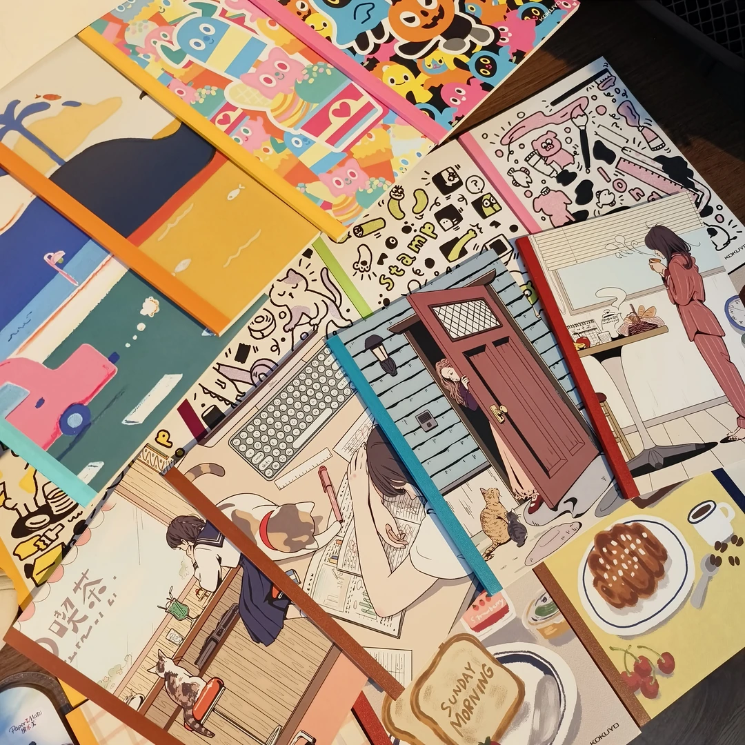 日本KOKUYO国誉2023年插画师设计本笔记本a5b5学生用