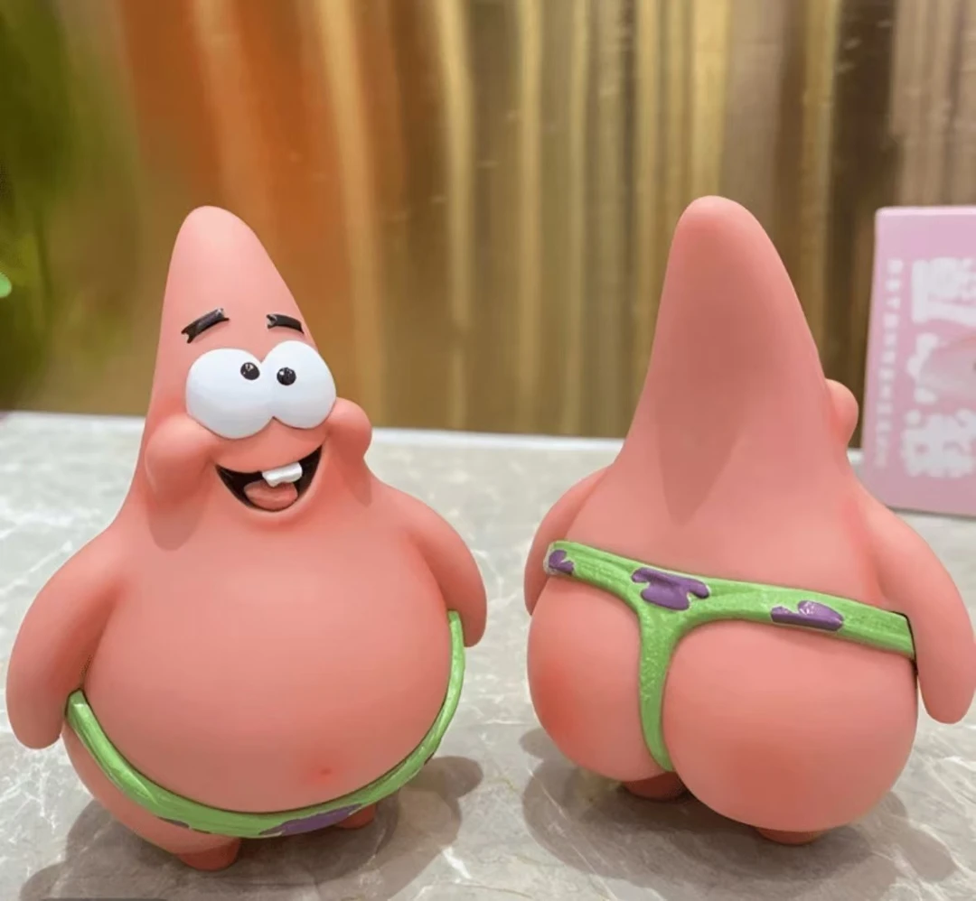 【全网低价】光屁股派大星摆件海绵宝宝好朋友搞怪装饰桌面摆件儿童