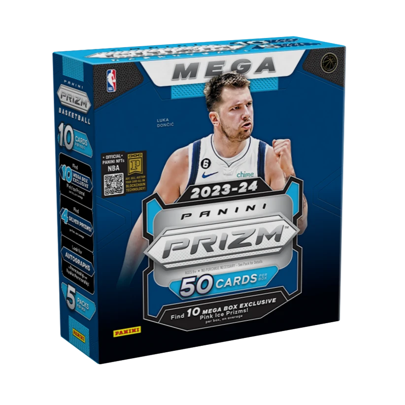 篮球  23-24 帕尼尼 Prizm Mega box 粉碎冰 球星卡 盲盒 pz