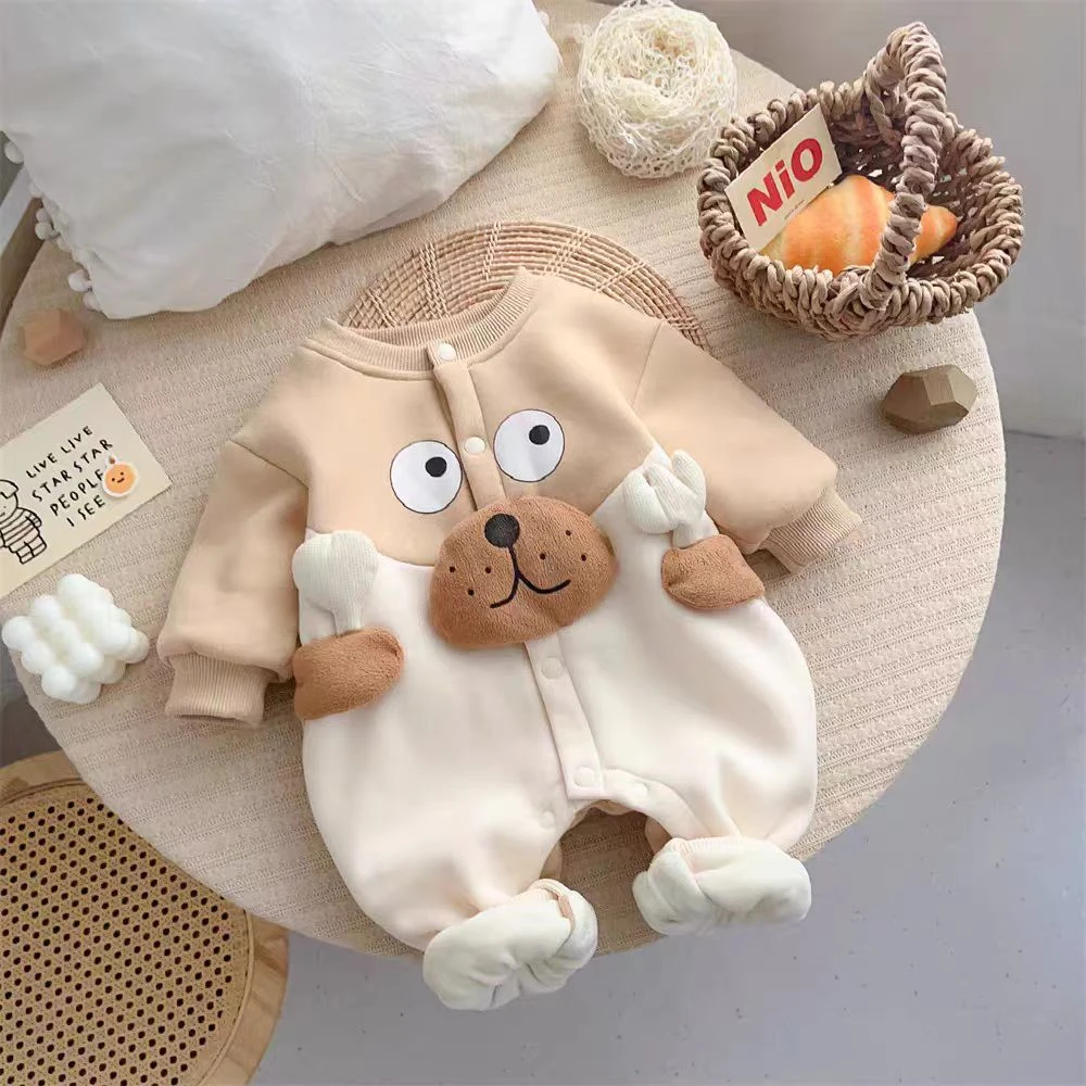 2304311立体小熊连体衣偏小一个尺码（以直播衣服为准婴幼儿衣服