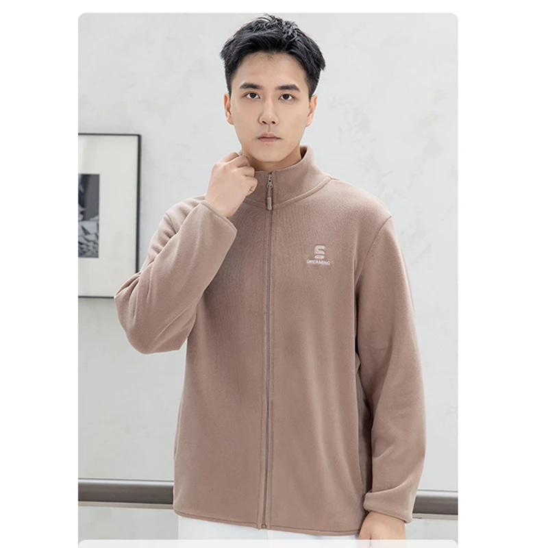 【布叶专属】男款云感绒户外加绒加厚保暖防风外套秋冬新款情侣款