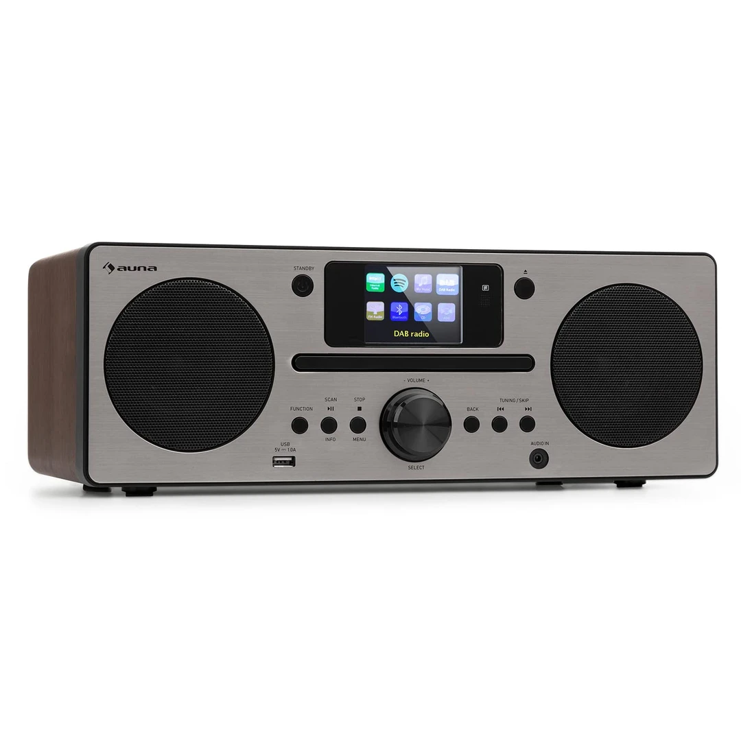 95新  AUNA Harvard Compact System Internet Radio CD组合机
