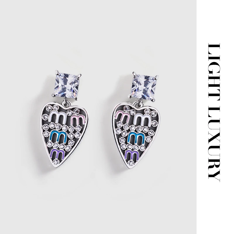 010364爱心妹缪耳钉耳环 女百搭时尚