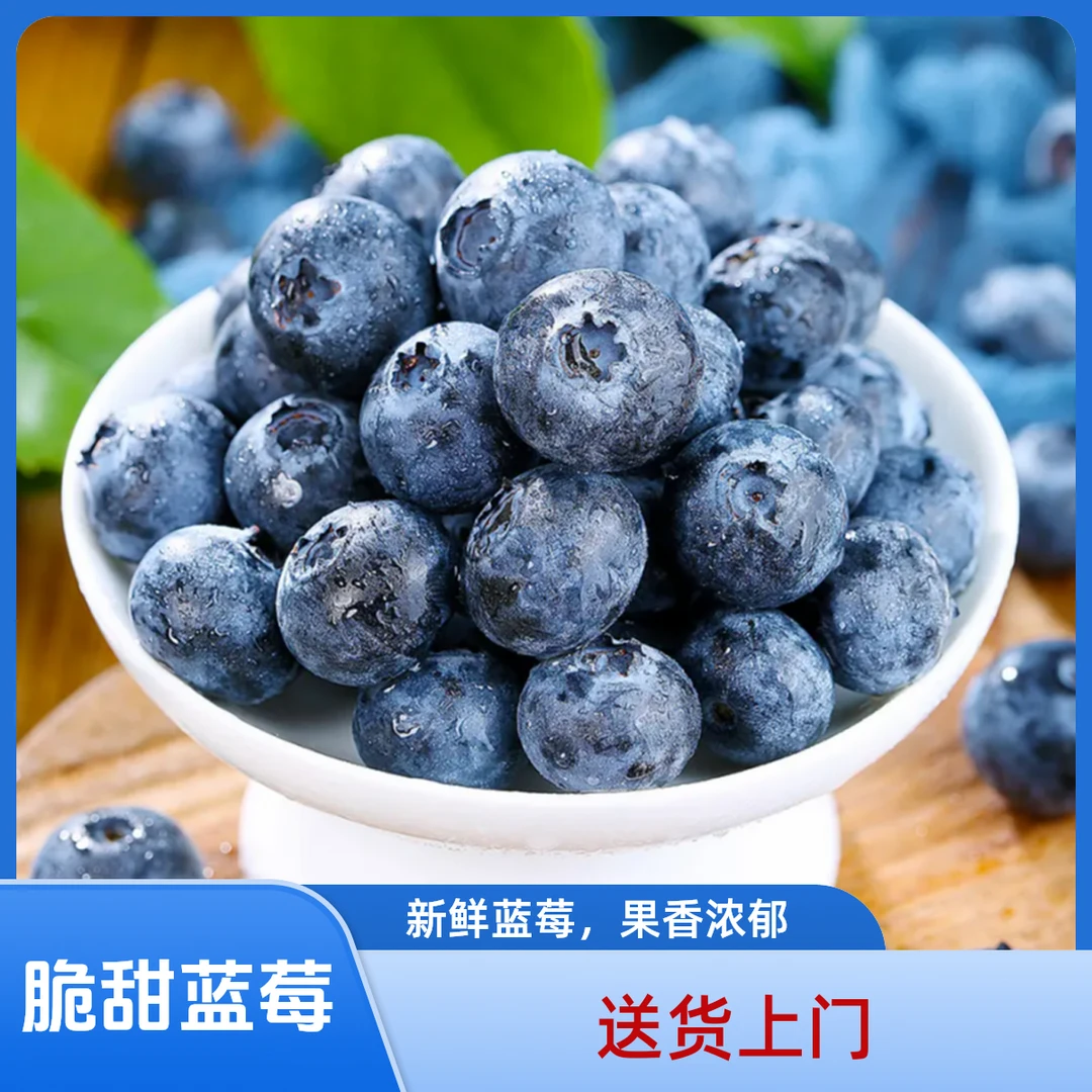 【当季蓝莓】新鲜采摘云南花香蓝莓 脆甜孕妇宝宝水果 顺丰包邮