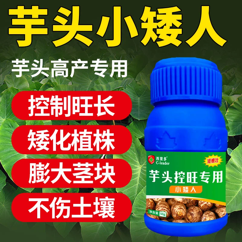 芋头专用控旺药香芋山芋肥料控制旺长徒长疯长膨大增粗壮苗矮壮素
