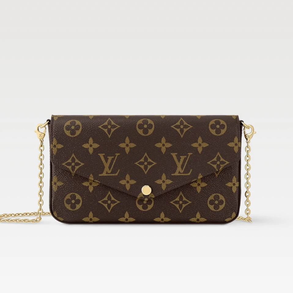 99新 LouisVuitton/路易威登  哇塞安琳/三合一单包/