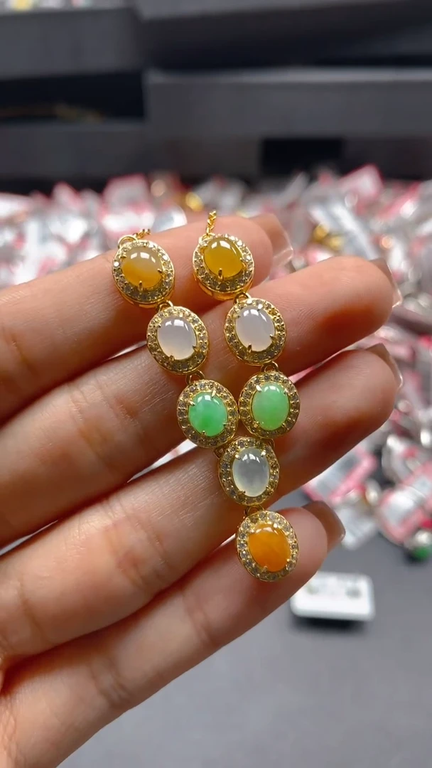 【闪购商品】翡翠项链银S925镶嵌0313037898