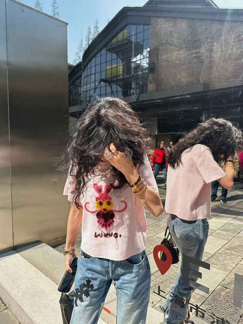 DUO BLOOSM 小龙人针织T恤（2404032）