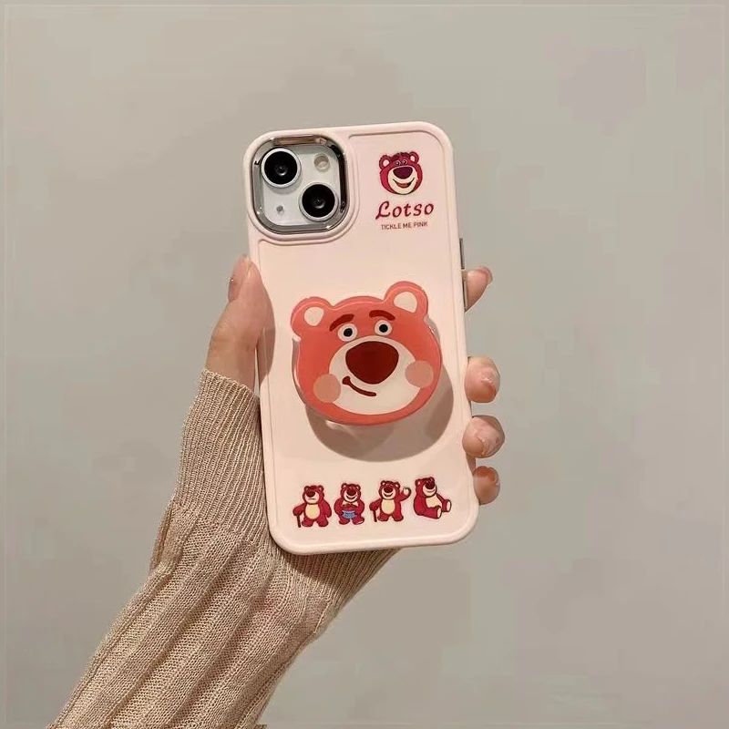 草莓熊iPhone13新款14Pro可爱x/xr手机壳12创意11卡通78p壳15p