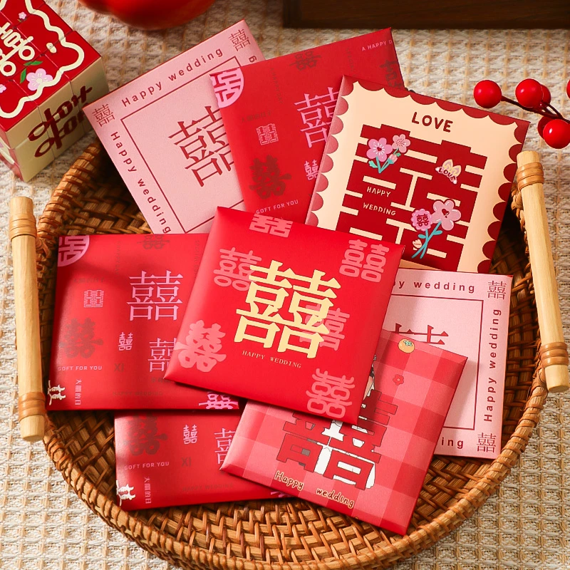 菲寻红包结婚专用2026新款利是封接亲堵门小红包新婚婚庆用品大全