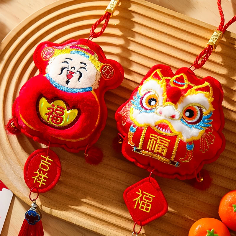 菲寻2026马年新年装饰挂件春节客厅喜庆氛围场景布置福字醒狮挂饰