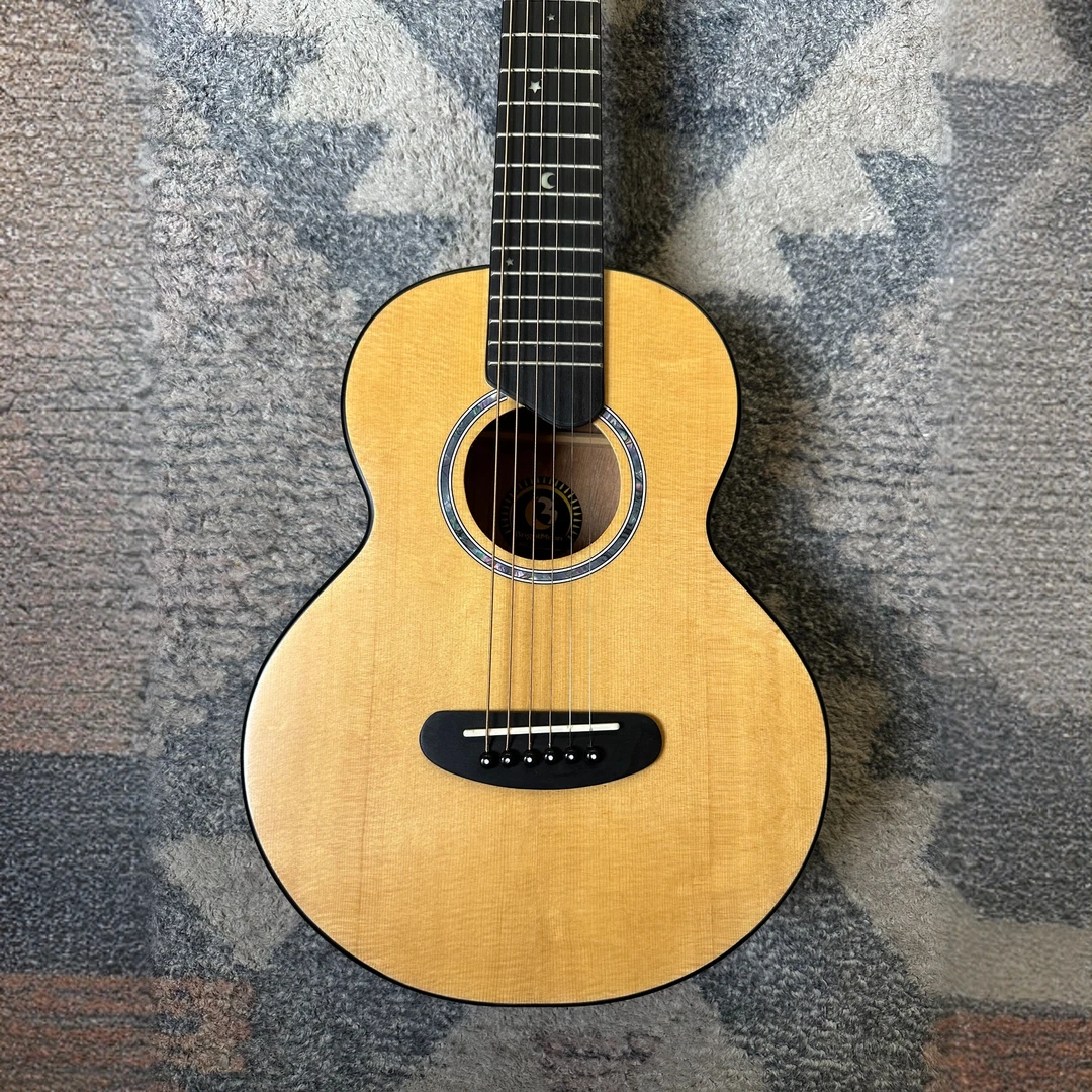 BRIGHT SUN/艳阳30寸云杉桃花芯面单便携可爱进阶小吉他BM-110