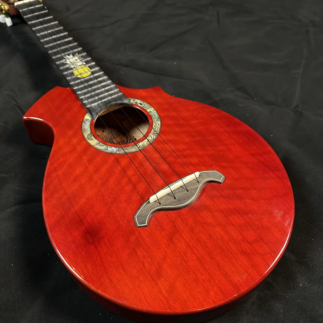 BRIGHT SUN/艳阳（售完欣赏）26寸UKC手工专业尤克里里弗拉明戈吉他