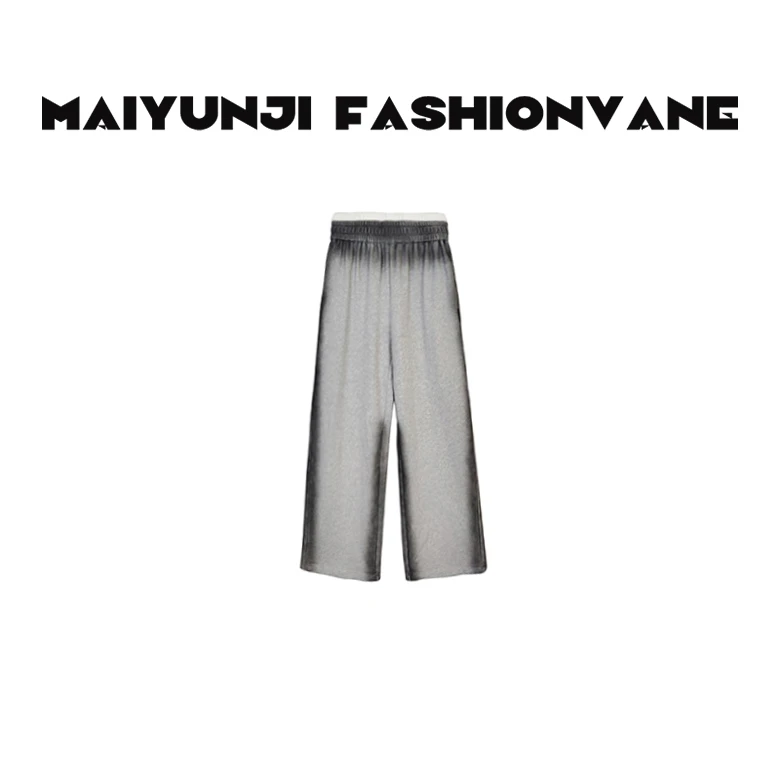 【买手店&蛋哥】时尚750G重松紧撞色渐变运动休闲卫裤C24062004