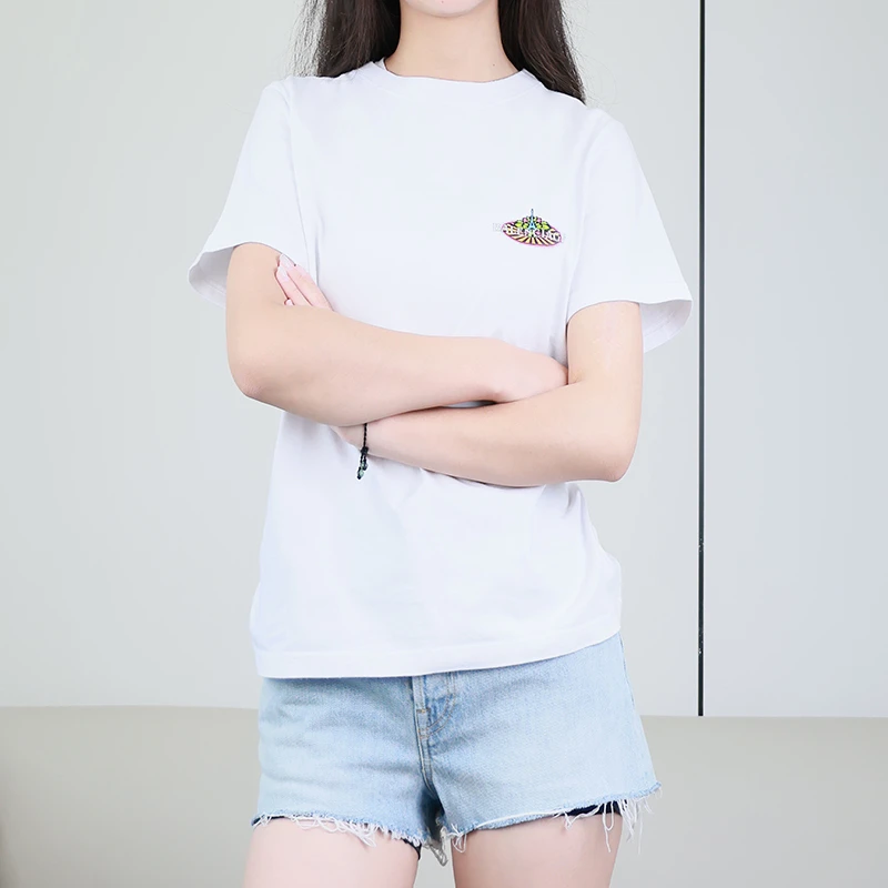 栎桃/巴黎世家/95新/白色飞碟字母短袖/xl码/公价10500