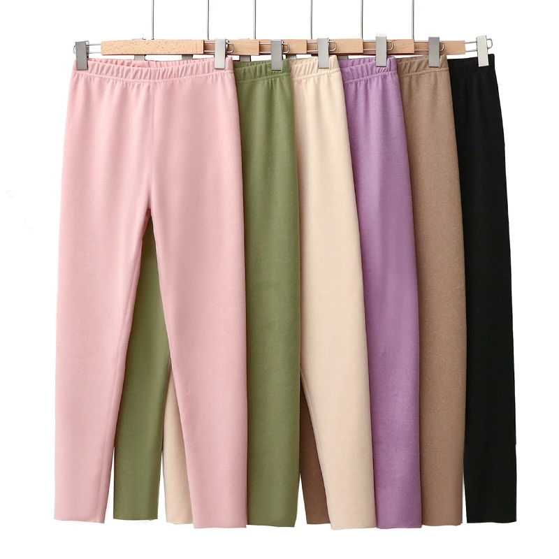 德绒保暖秋冬无痕秋裤女紧身长裤加绒加厚裤内穿衬裤打底裤