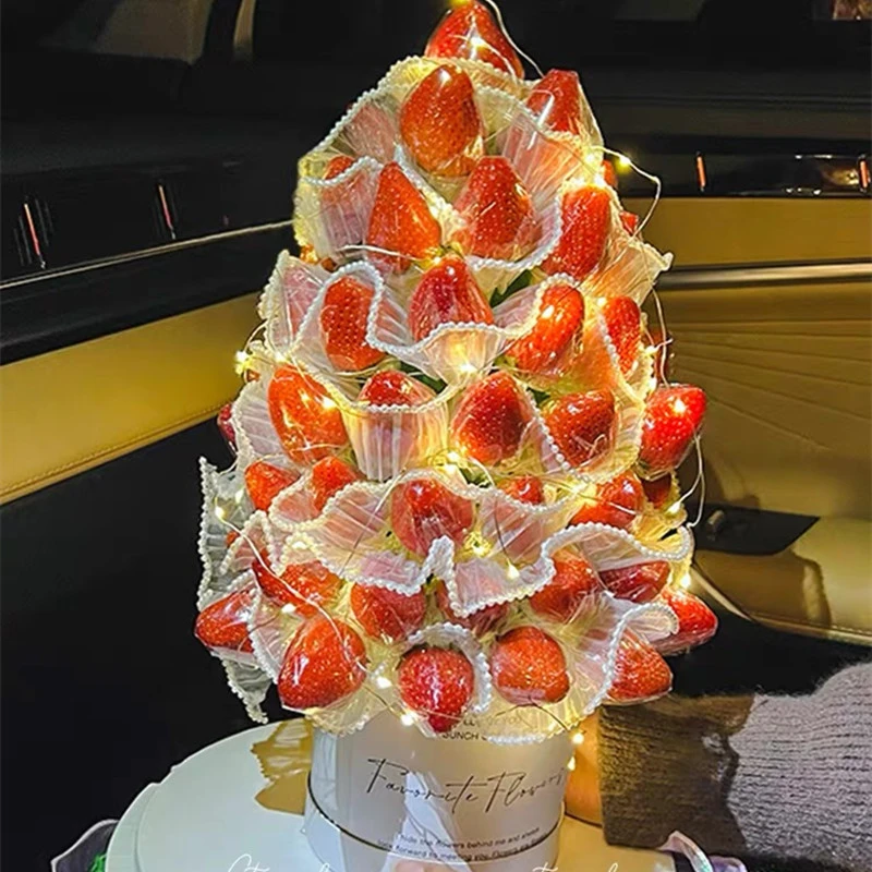 【莓你不行】全国同城实体鲜花店配送上门圣诞节网红新款草莓塔花