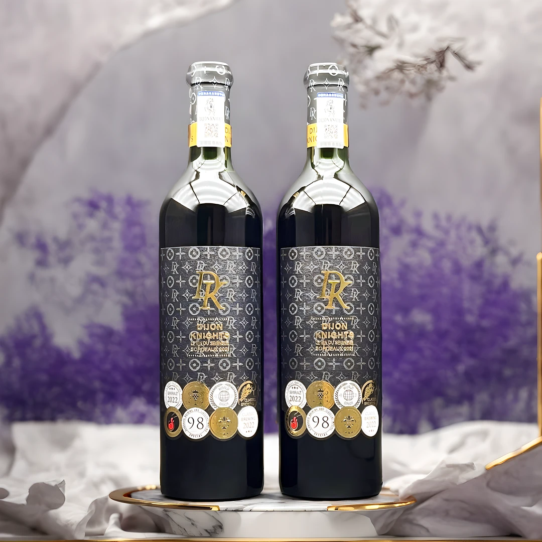 法国原瓶进口超级波尔多干红葡萄酒2瓶750ml装商务高档批发干型