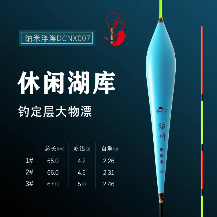 碧水行DCNX007黑坑湖库定层大物高灵敏纳米漂