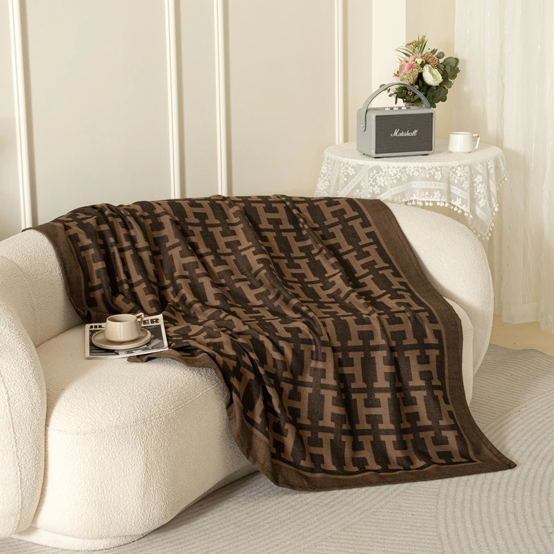 【不老的爷爷家居】舒适航空头等舱专享吸湿透气休闲毯午睡毯毛毯