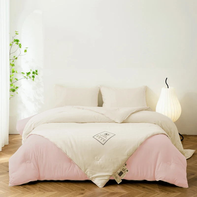 不老的爷爷sq高克重7A抑菌提花大豆纤维被zb子母被