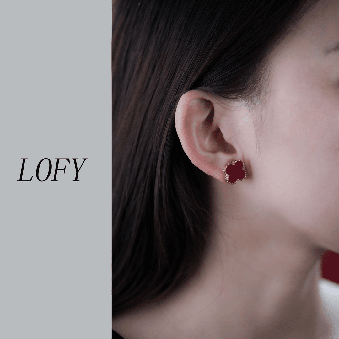 LOFY / 肆色세사리耳钉D01
