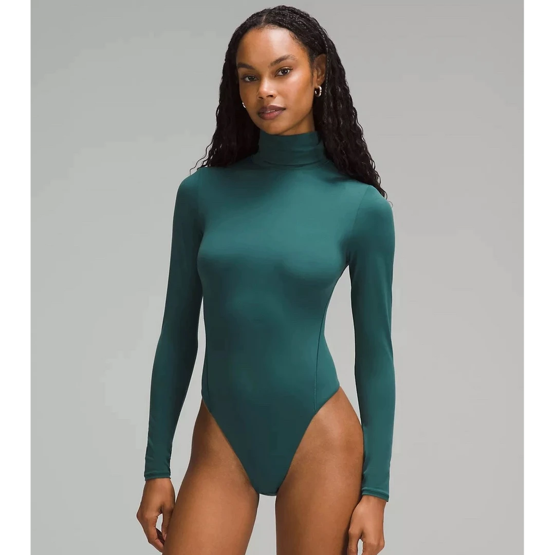 全新未使用 lululemon/露露乐蒙 TURTLENECK BODYSUIT nulu 0906