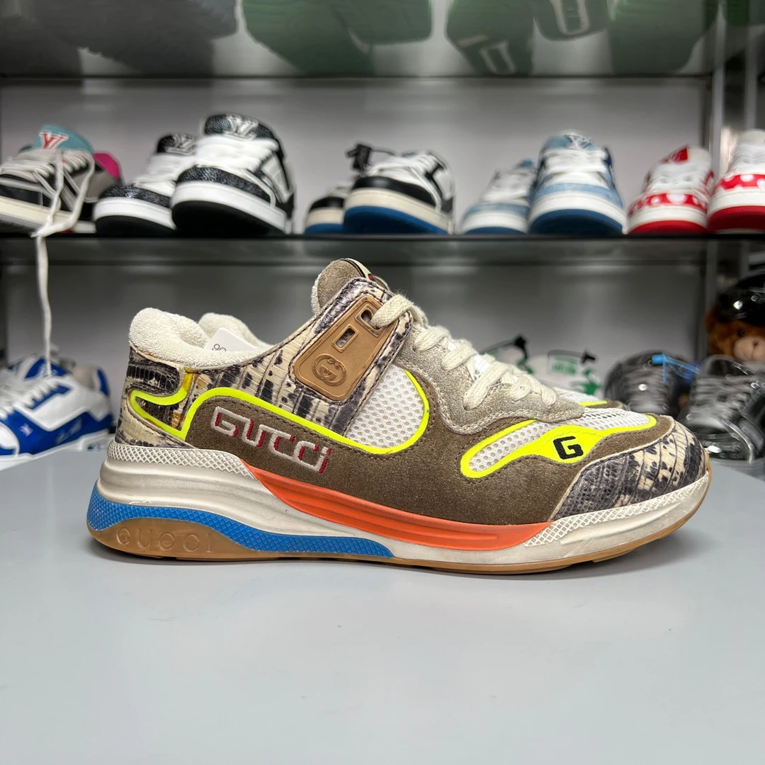 99新 GUCCI/古驰  做旧运动鞋 尺码/37码  YH20881