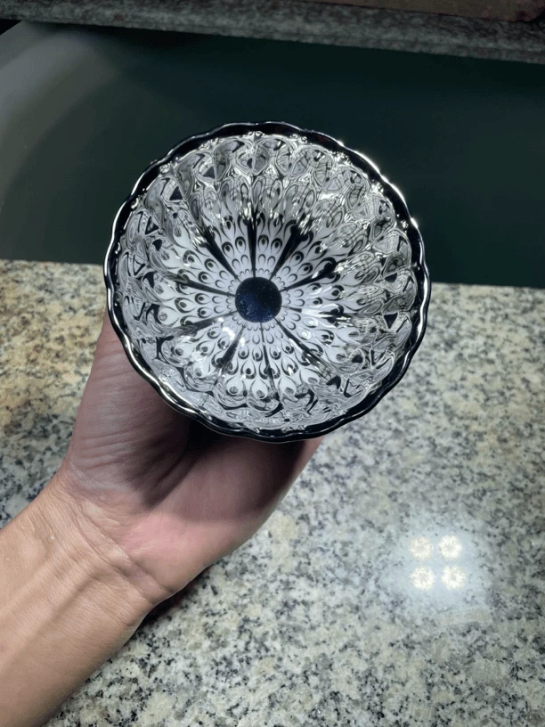 《银孔雀》喝茶主人杯莲花杯精美