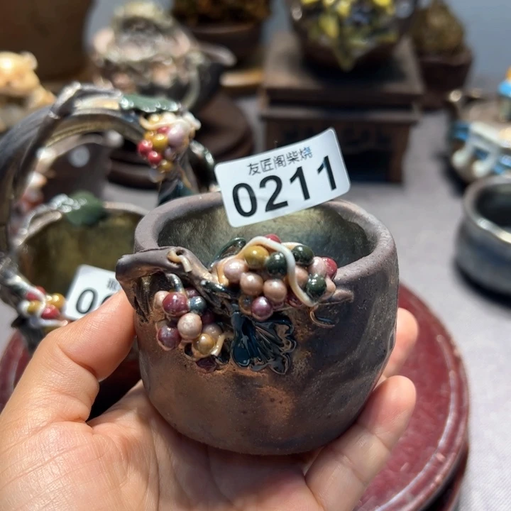 柴烧茶器,纯手工制作