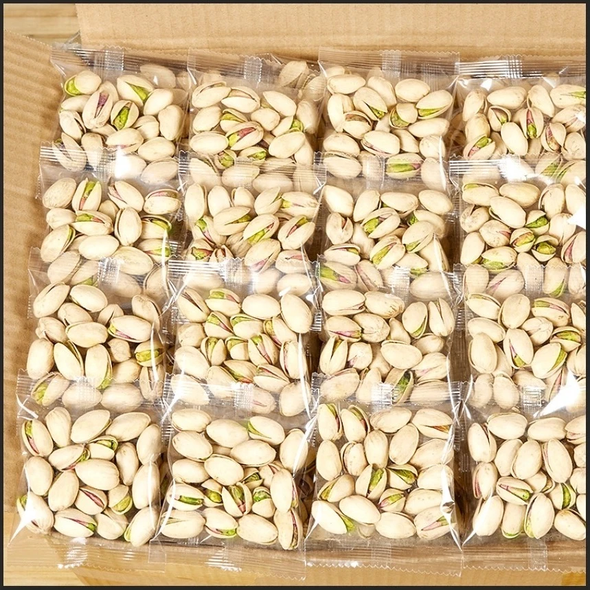 新货甄选原味开心果袋装500g/10g原味坚果袋装休闲零食大礼包特产