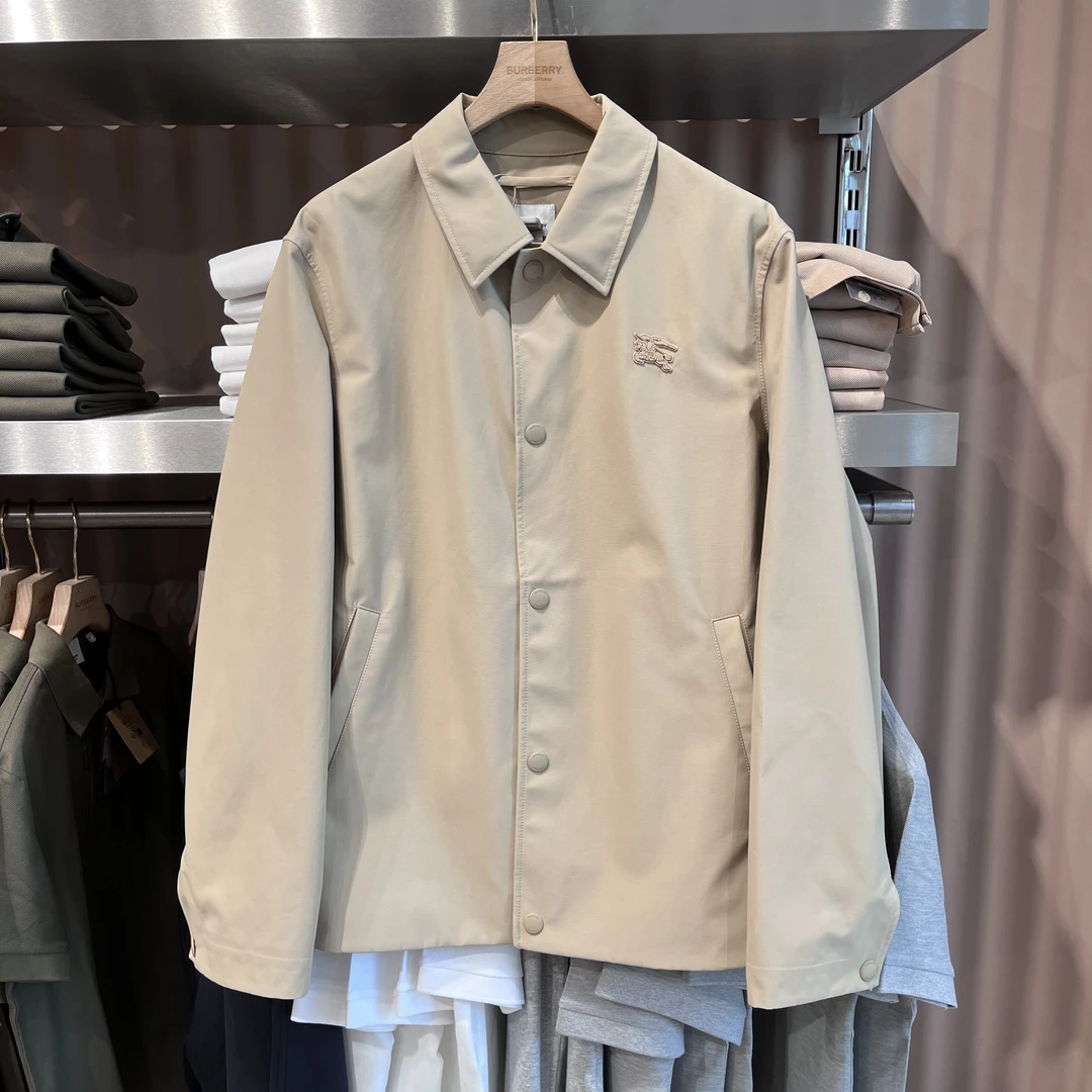 全新未使用 BURBERRY/博柏利 男士战马Logo商务正装夹克外套