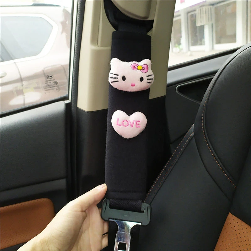 汽车安全带护肩套保险护肩套男女可爱卡通车饰装饰品加厚车载摆件