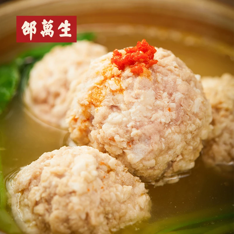 【老字号】邵万生蟹粉狮子头开盖手工肉丸圆子猪肉卤味熟食罐头即食