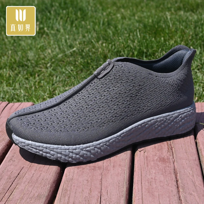 真如界夏季高档和尚出家人僧侣罗汉鞋飞织透气宽头增高禅修鞋僧鞋