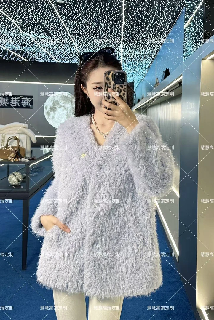 【慧慧】2024新款时尚百搭原创设计师新款 轻奢外套SR858