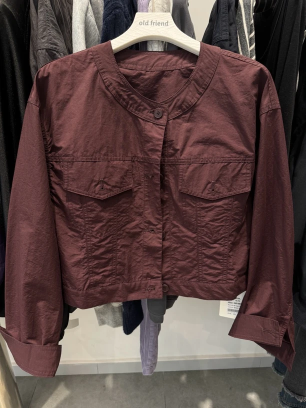 韩版短款宽松外套