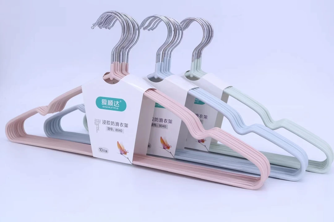 防滑衣架*两把*10支（颜色随机）