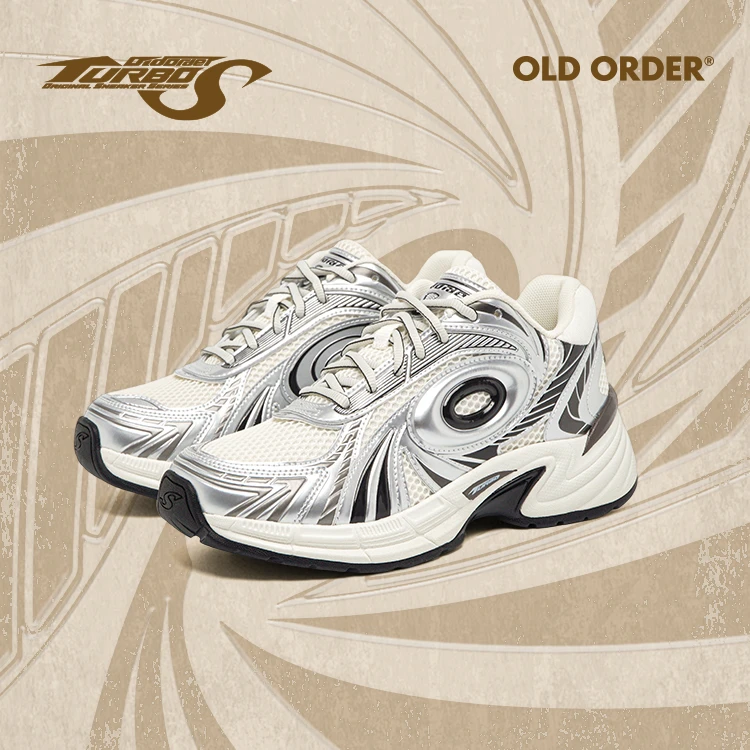 【王安宇同款】OLDORDER复古液态银休闲运动跑步鞋透气老爹鞋情人节