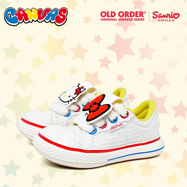 【凯蒂猫大头鞋】OLDORDER三丽鸥联名厚底增高帆布鞋低帮板鞋情人节