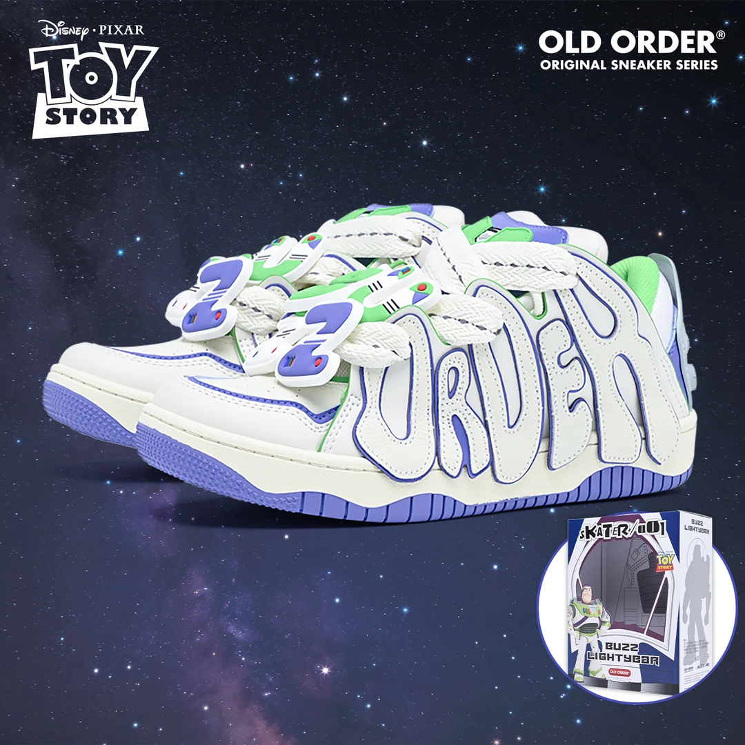 【巴斯光年面包鞋】OLDORDER联名款休闲滑板鞋厚底增高低帮时尚情侣