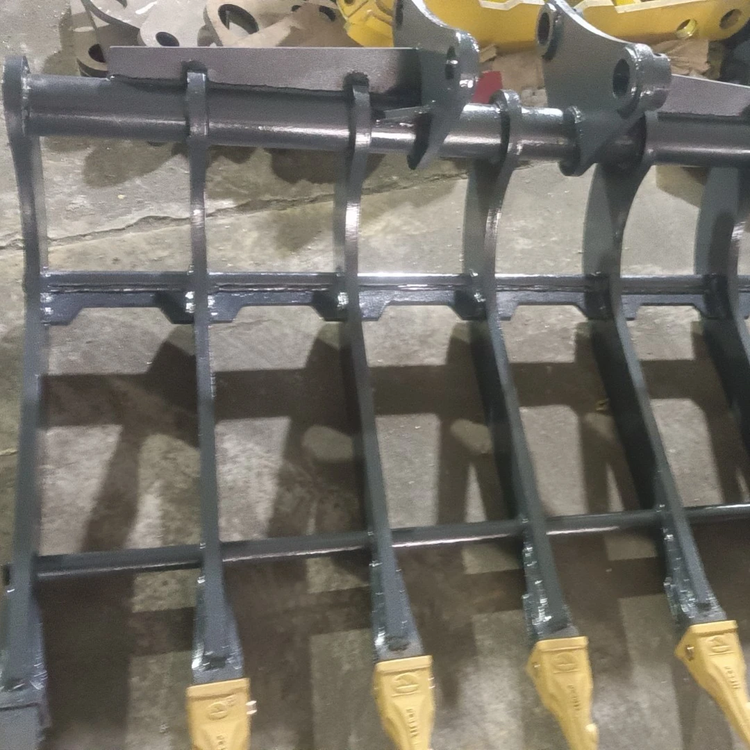 大弧度挖掘机耙子90°挖机翻土多齿钉耙