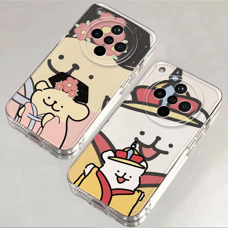 oppoFindX8手机壳情侣小狗卡通高颜值搞怪ins可爱风全包软壳硅胶