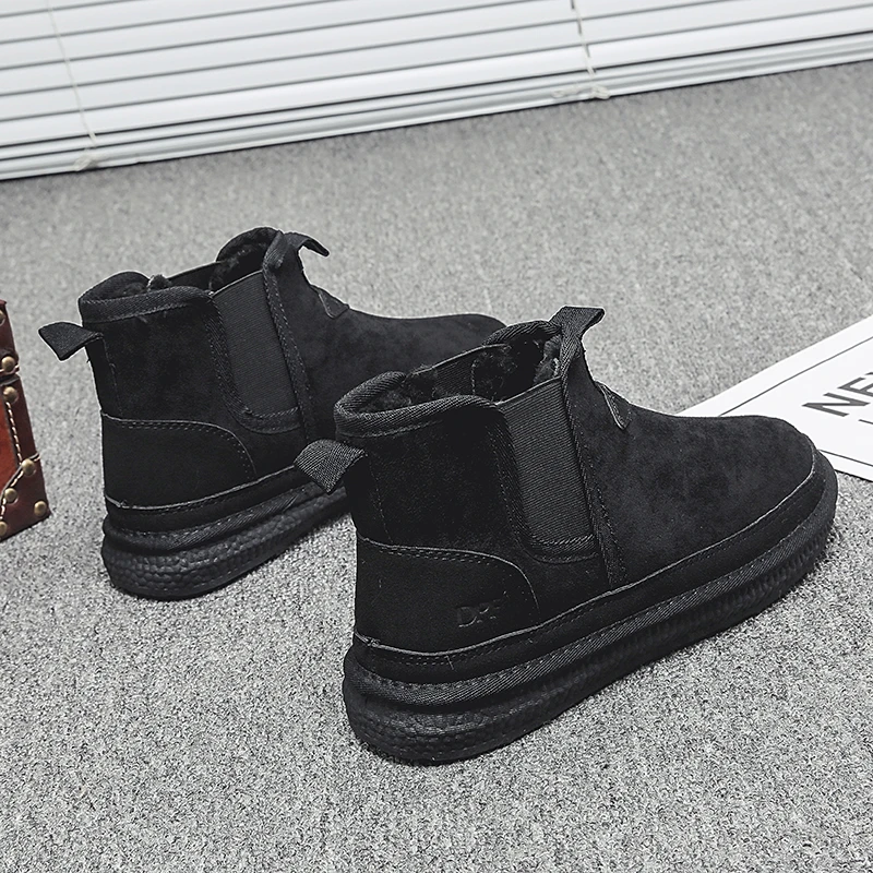 东北雪地靴高帮男老北京冬季保暖鞋加绒加厚防寒靴户外防水棉鞋
