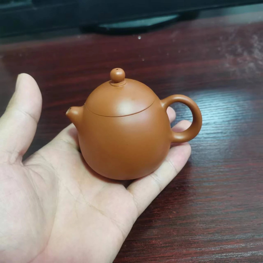 潮州手拉壶鸡蛋黄浪蛋壶100毫升左右超薄款