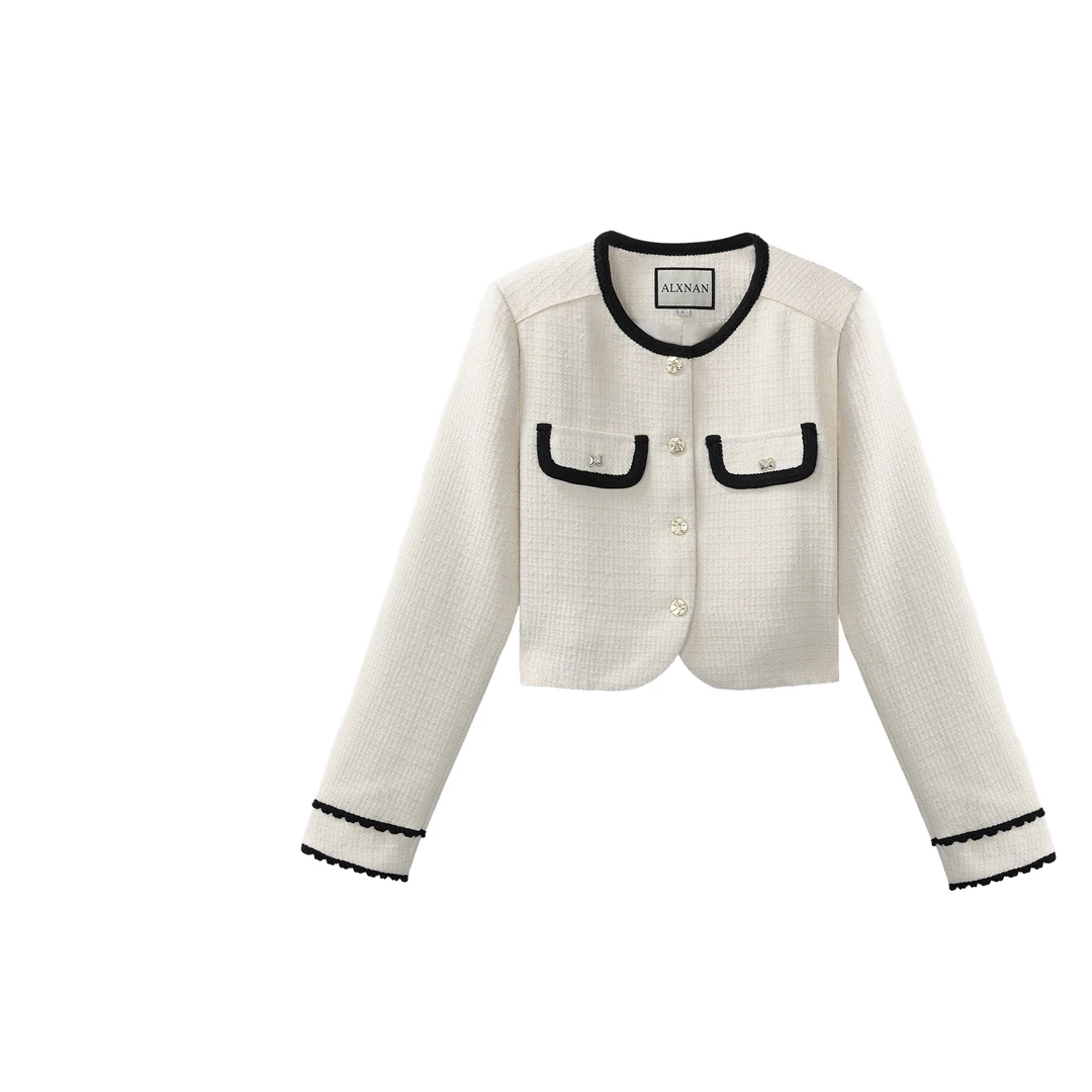 【品牌撤柜款】小香风外套半身裙两件套2024秋季新款套装女L50966