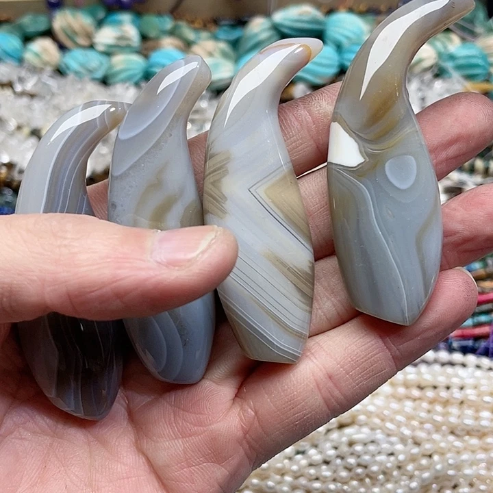 玛瑙/玉髓珠宝半成品未镶嵌一个玛瑙吊坠