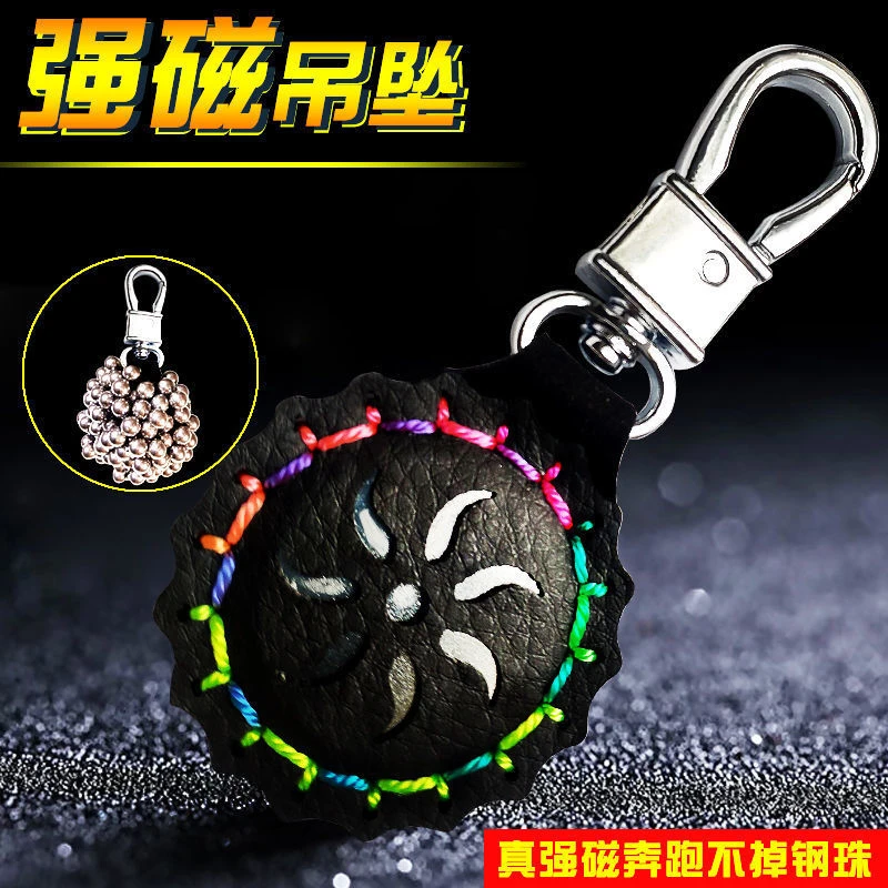 弹弓强磁戒指超强吸钢珠指环弹工超强力磁铁吊坠户外专用配件用品