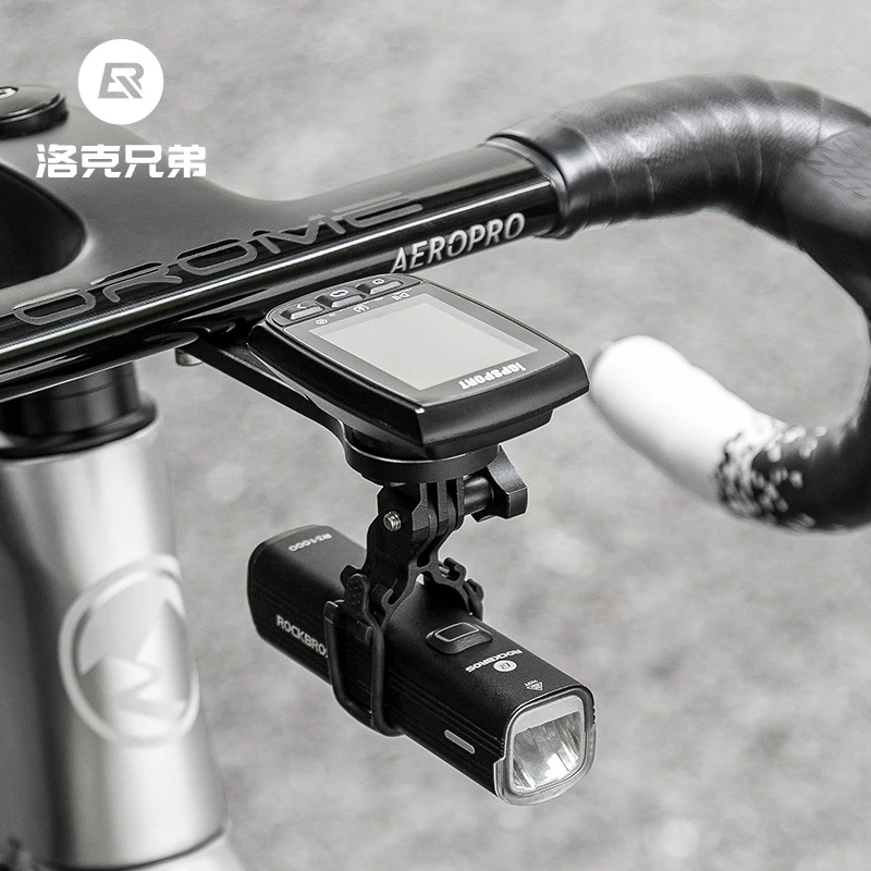 公路自行车一体车把支架车灯码表延伸架扩展架运动相机底座配件