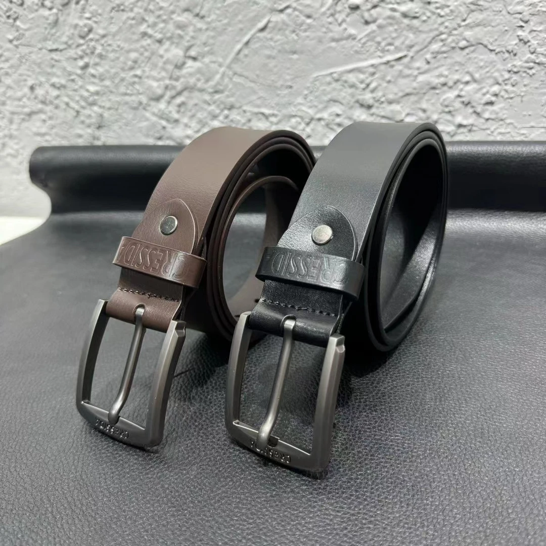 【尾货处理】真皮裤腰带男士腰带牛皮皮带裤带针扣商务休闲